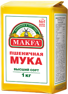 Мука "МАКФА"  в/с ГОСТ 1кг.*10