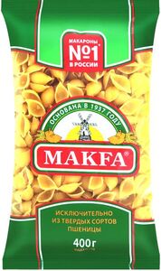 Макароны "МАКФА" Ракушки  400г.*20 ( 225-3 )