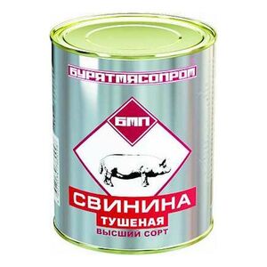 Свинина тушеная Бурятмяспром в/с ГОСТ 338 г.*30