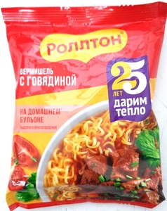 Лапша "Роллтон" Говядина 60 г.*42