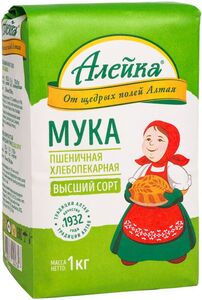 Мука "Алейка" в/с ГОСТ 1кг.*8