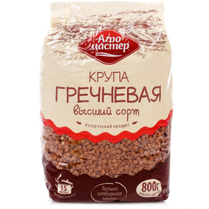 Крупа Гречневая "Агромастер" 800 г.*10