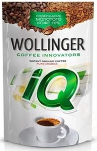 Кофе "Wollinger  IQ" СУБЛИМИР,  м/у 75 г.*20