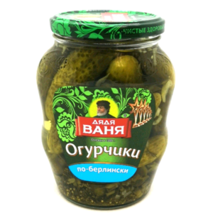 Огурцы  "Дядя Ваня" "по-Берлински" (уксус) ТУ 680 г.*8