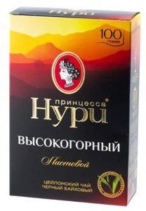 Чай "Нури"ЛИСТОВОЙ  высокогорный 100 г. *16