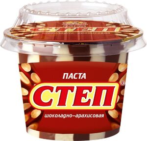 Паста "Золотой  СТЕП" шок-арахис. 220 г.*12