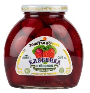 Клубника "Золотая долина" ст/б 580 мл. *12