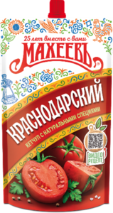 Кетчуп "Махеевъ" (Краснодарский) ГОСТ 300 г.*16