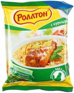 Лапша "Роллтон" Курица 60 г.*42