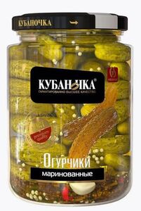 Огурцы маринованные "Кубаночка " 720 г.*8