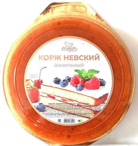 Корж "Невский"  (ванильный) 300 г.*12