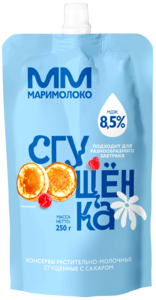 Сгущенка "Маримолоко"  8,5% дой-пак ТУ 0,250 кг.*24