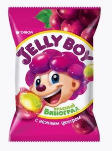 Жевательный Мармелад  "Jelly Boy" со вкусом красного винограда  66г*18