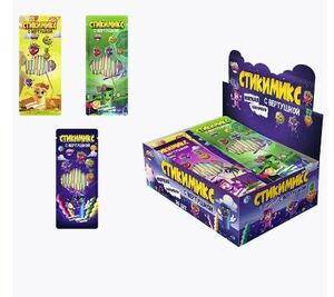 Мягкая карамель "Стикимикс" с игрушкой 5г.*30