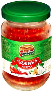 Аджика острая "7 Грядок" ст/б 180г.*15