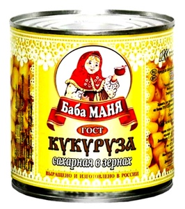 Кукуруза "Баба Маня" ГОСТ 400 г.*12