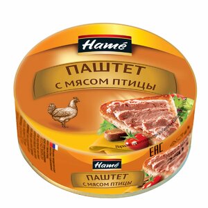 Паштет "Hame" Мясо птицы ТУ 235 г.*8